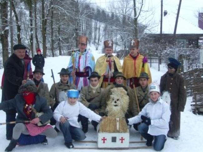 коляда в Нижньму Студеному - Нижній Студений