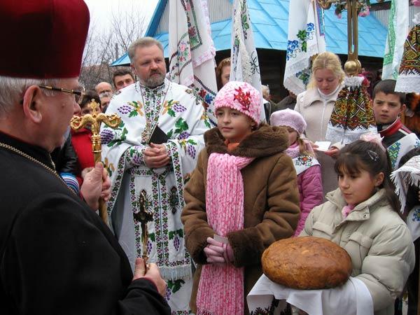Освячення церкви - Заболотівка