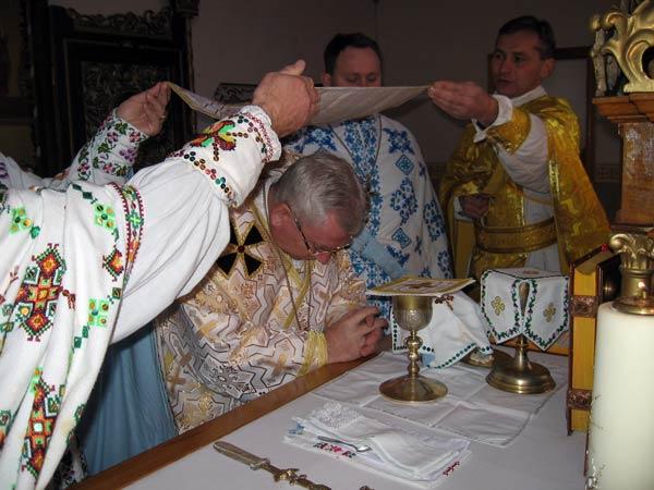 Освячення церкви - Заболотівка