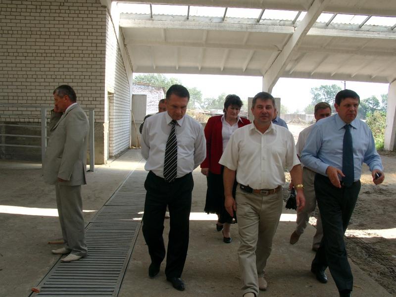 приїзд губернатора В. Хоменка - Коломийцевка