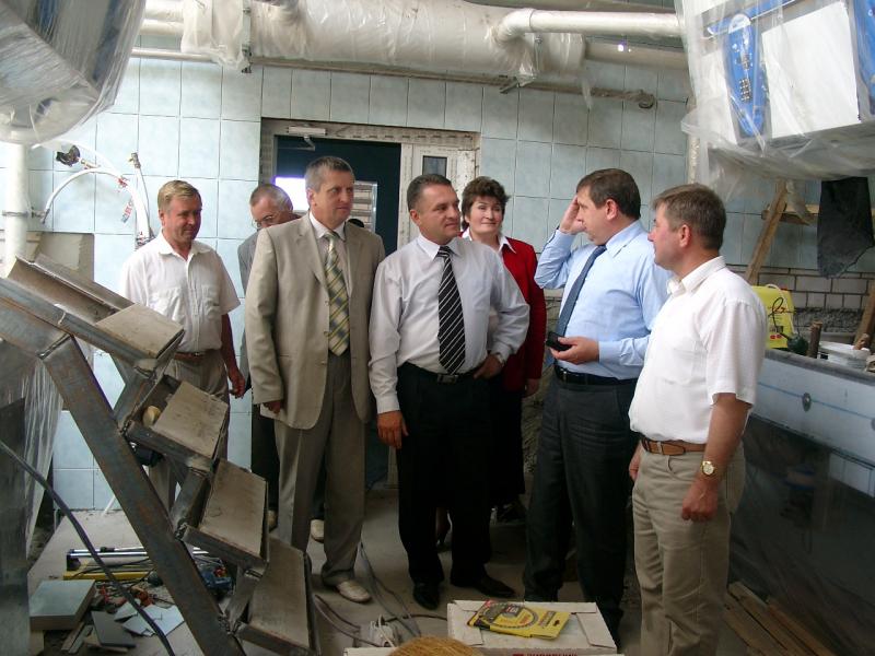 приїзд губернатора В. Хоменка - Коломийцевка