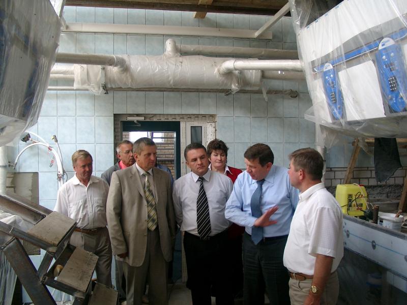 приїзд губернатора В. Хоменка - Коломийцевка