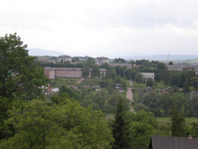 Панорама села - Міженець