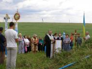 На могилі де загинув Данило Пукало