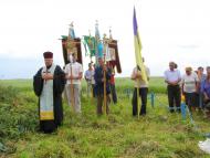 На могилі де загинув Данило Пукало