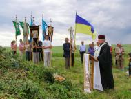 На могилі де загинув Данило Пукало
