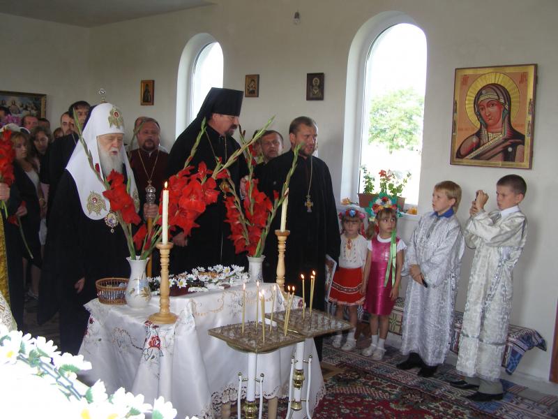 Патріарх Філарет в Буштино - Буштино