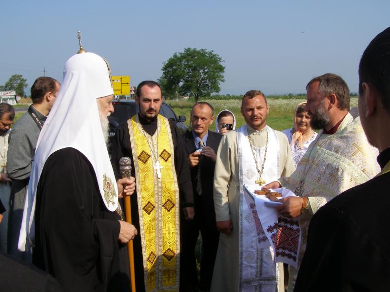 Патріарх Філарет в Буштино - Буштино