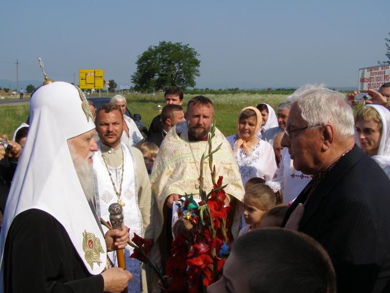 Патріарх Філарет в Буштино - Буштино