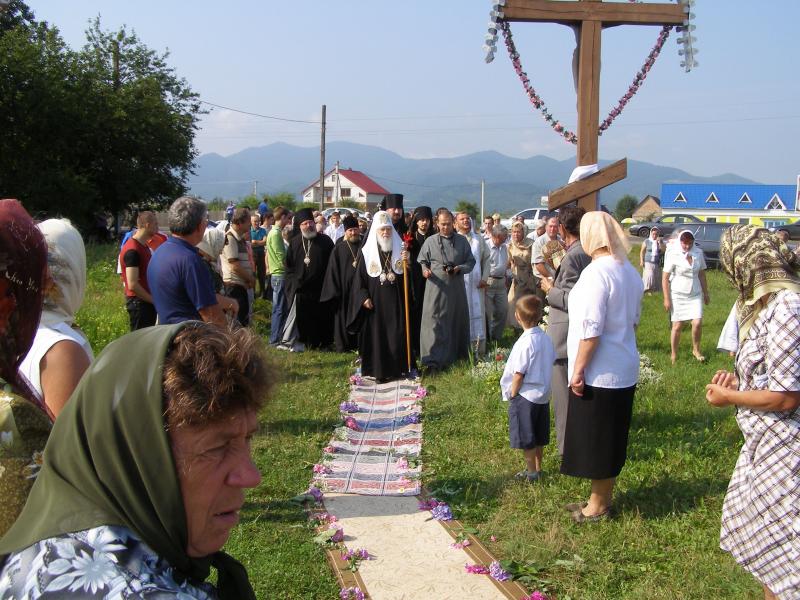 Патріарх Філарет в Буштино - Буштино