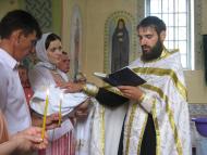 Обряд крещения в нашем храме