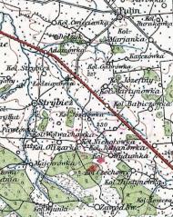 Бабичівка на мапах