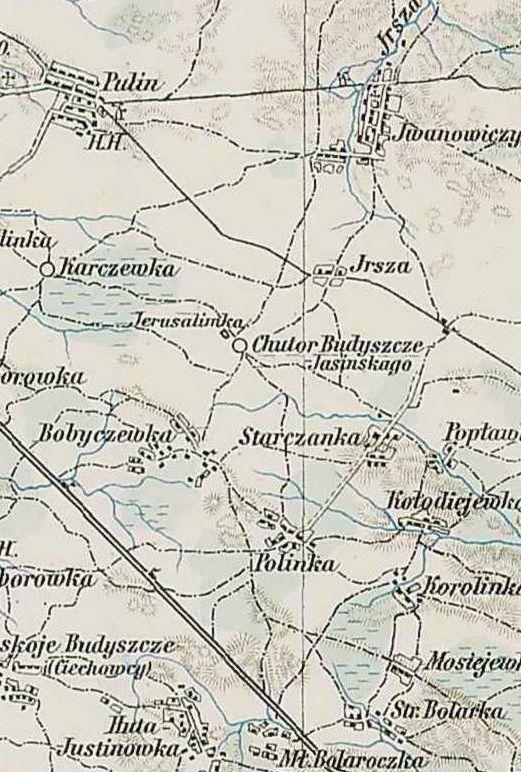 Будище на мапах - Будище