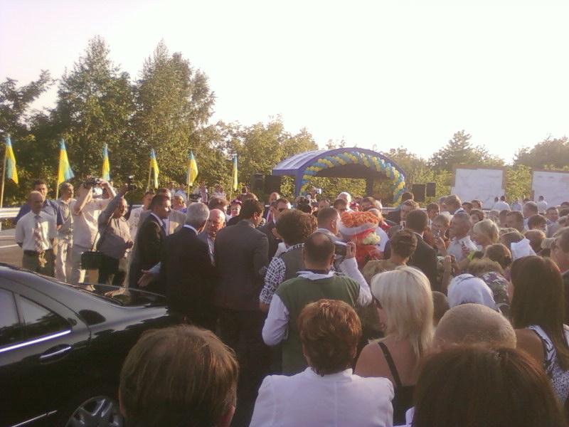 Ю.Тимошенко в Дубрівці - Дубрівка