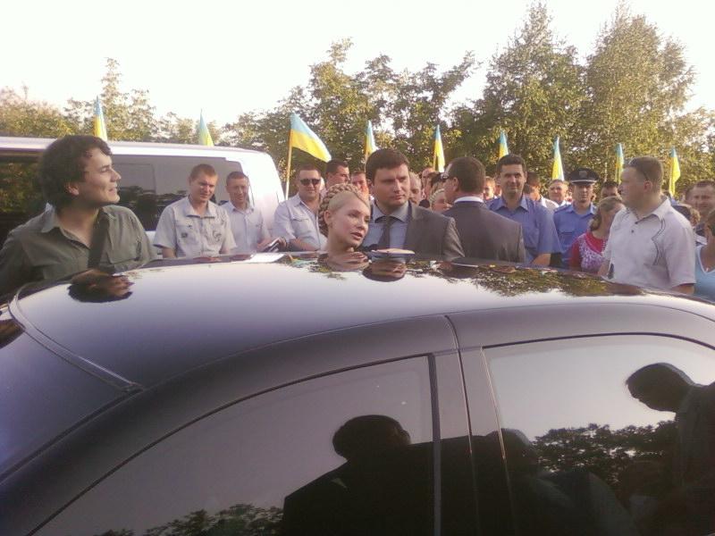 Ю.Тимошенко в Дубрівці - Дубрівка