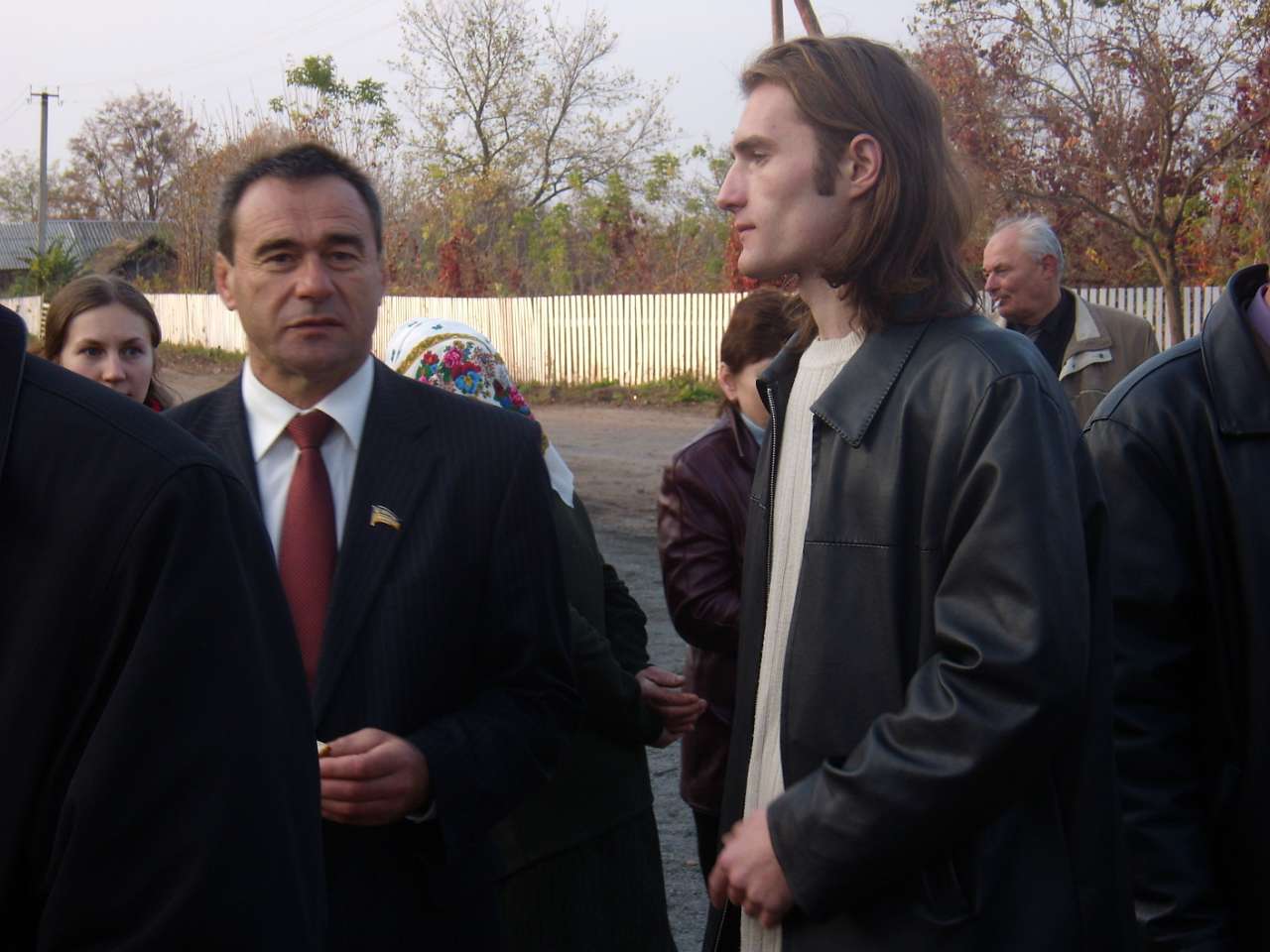 Відкриття пам\'ятника В.Капністу, 2008 рік - Велика Обухівка