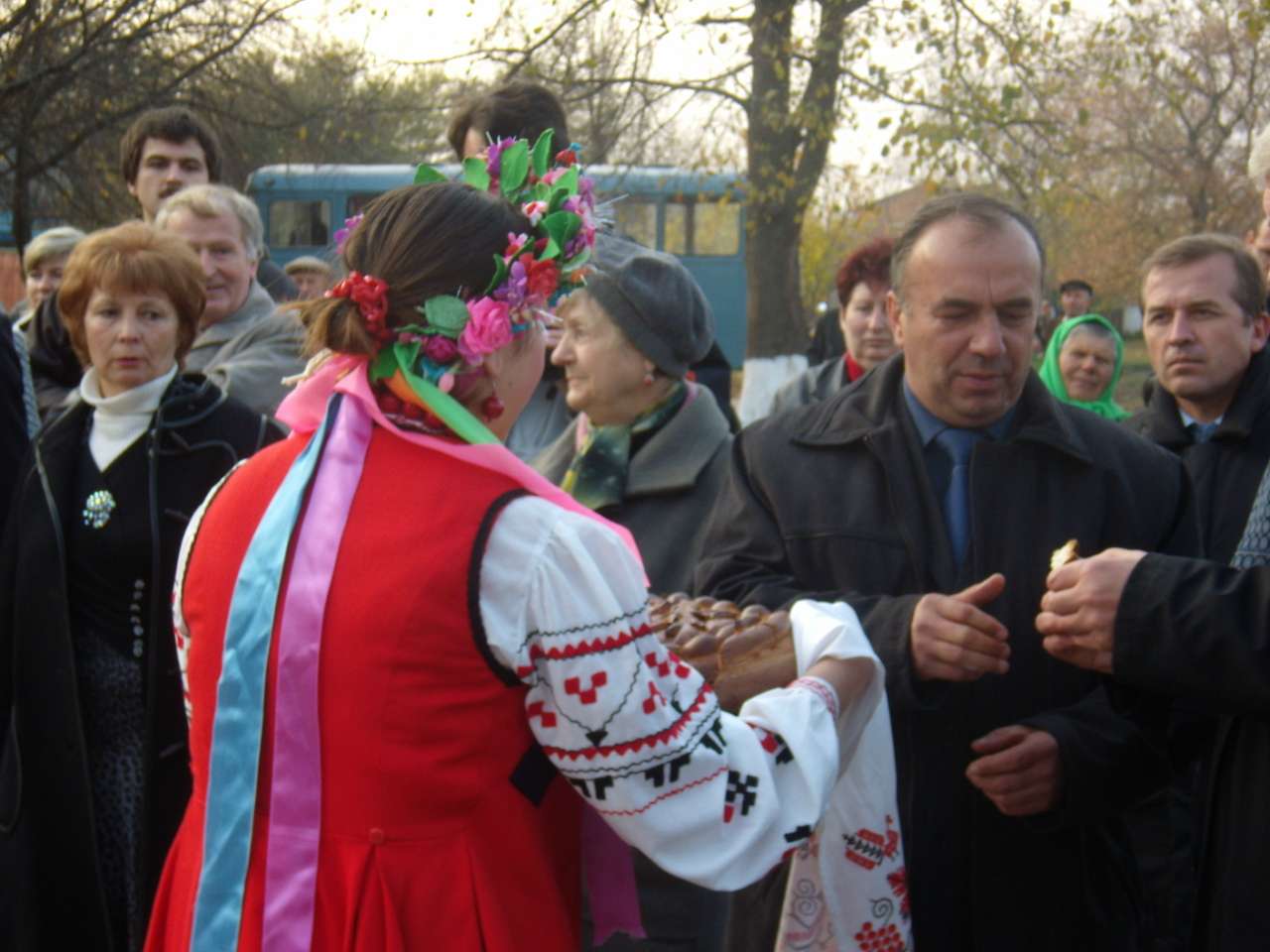 Відкриття пам\'ятника В.Капністу, 2008 рік - Велика Обухівка