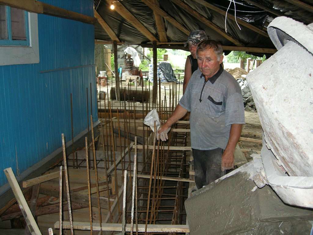 Будівництво храму в с.Кухітська Воля - Кухотская Воля