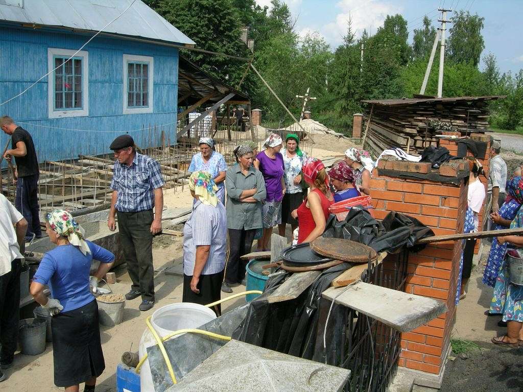 Будівництво храму в с.Кухітська Воля - Кухотская Воля