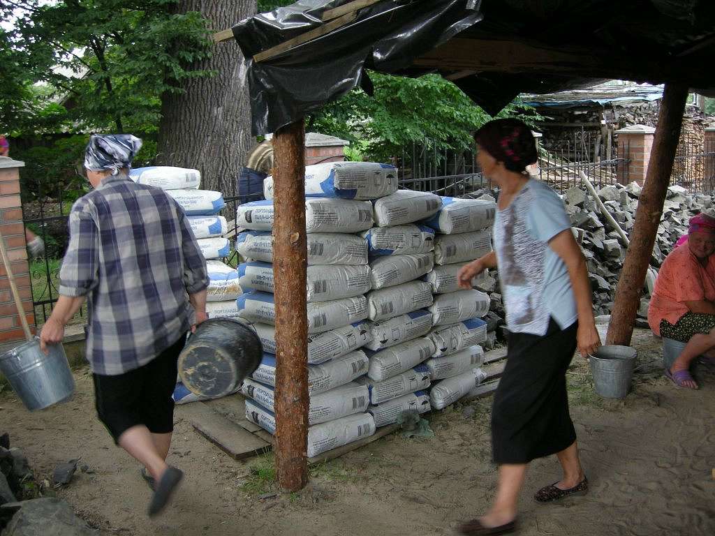 Будівництво храму в с.Кухітська Воля - Кухотская Воля