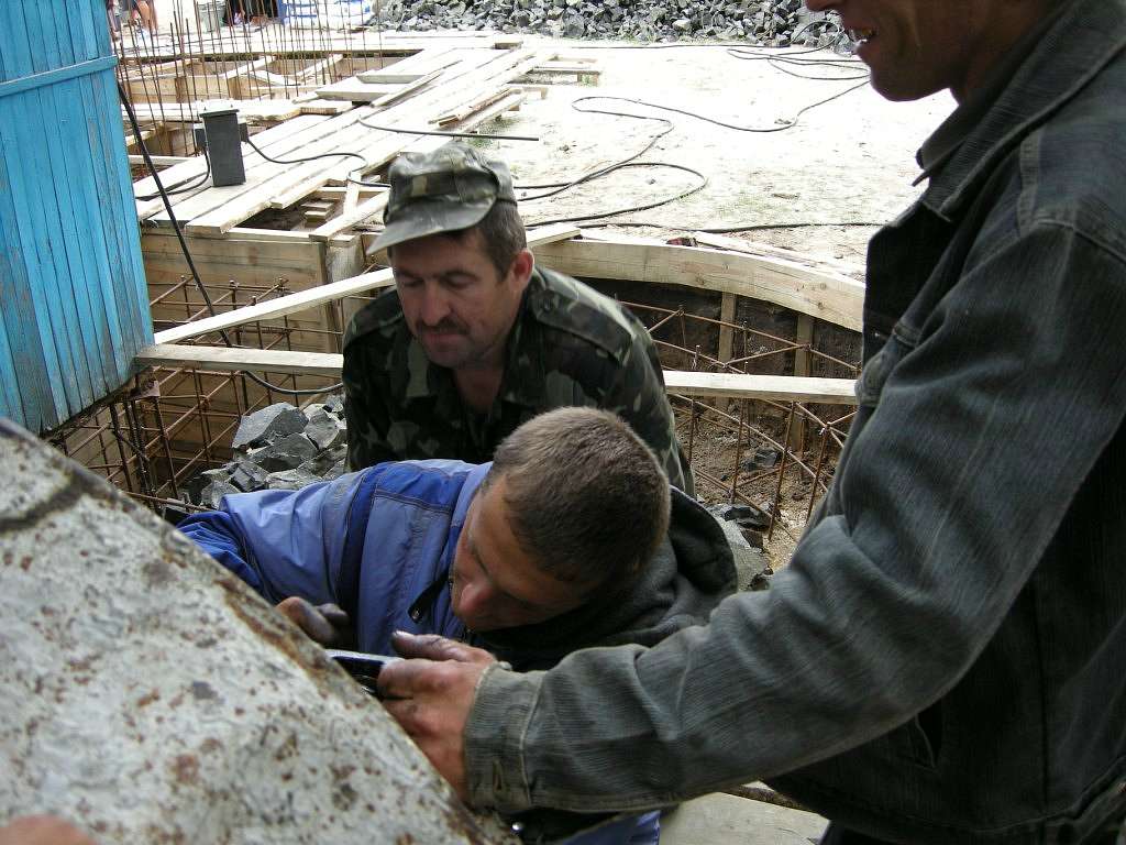 Будівництво храму в с.Кухітська Воля - Кухотская Воля