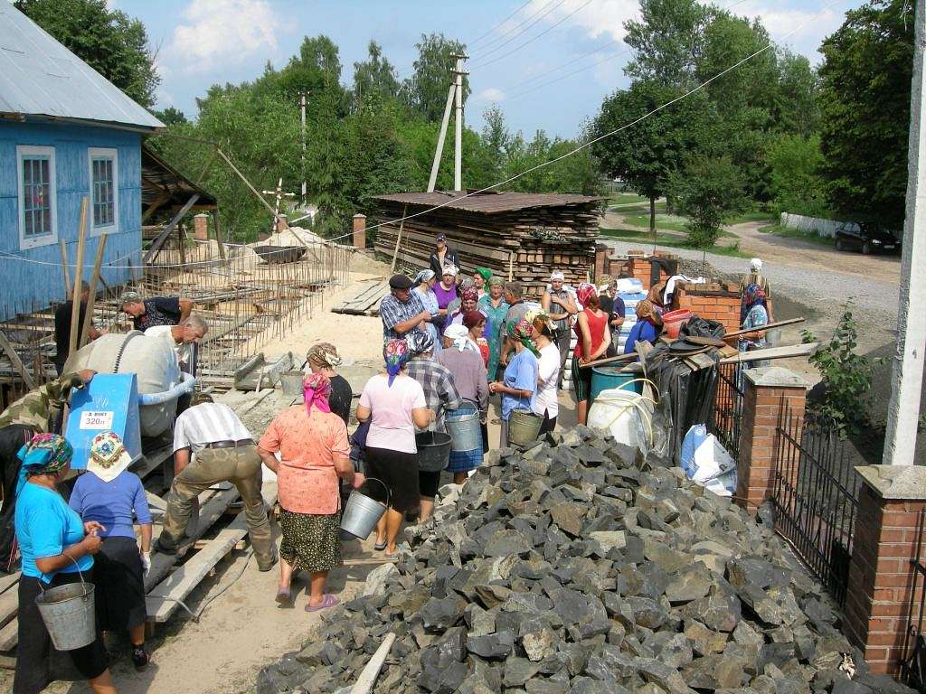 Будівництво храму в с.Кухітська Воля - Kukhitska Volya