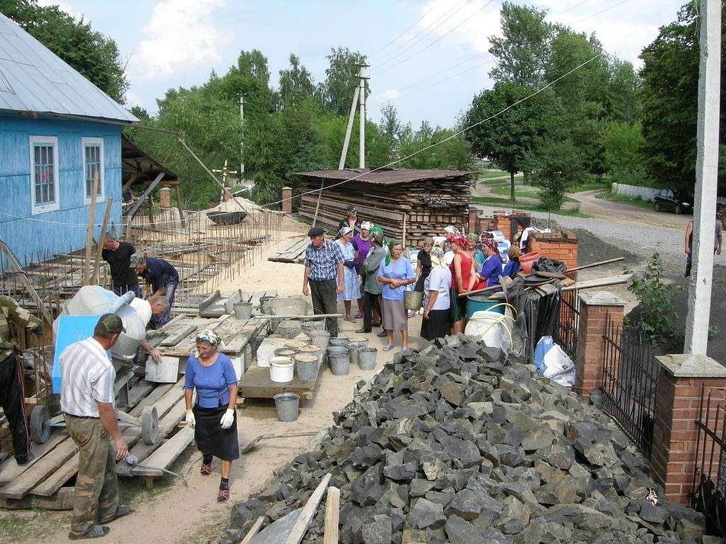 Будівництво храму в с.Кухітська Воля - Кухотская Воля
