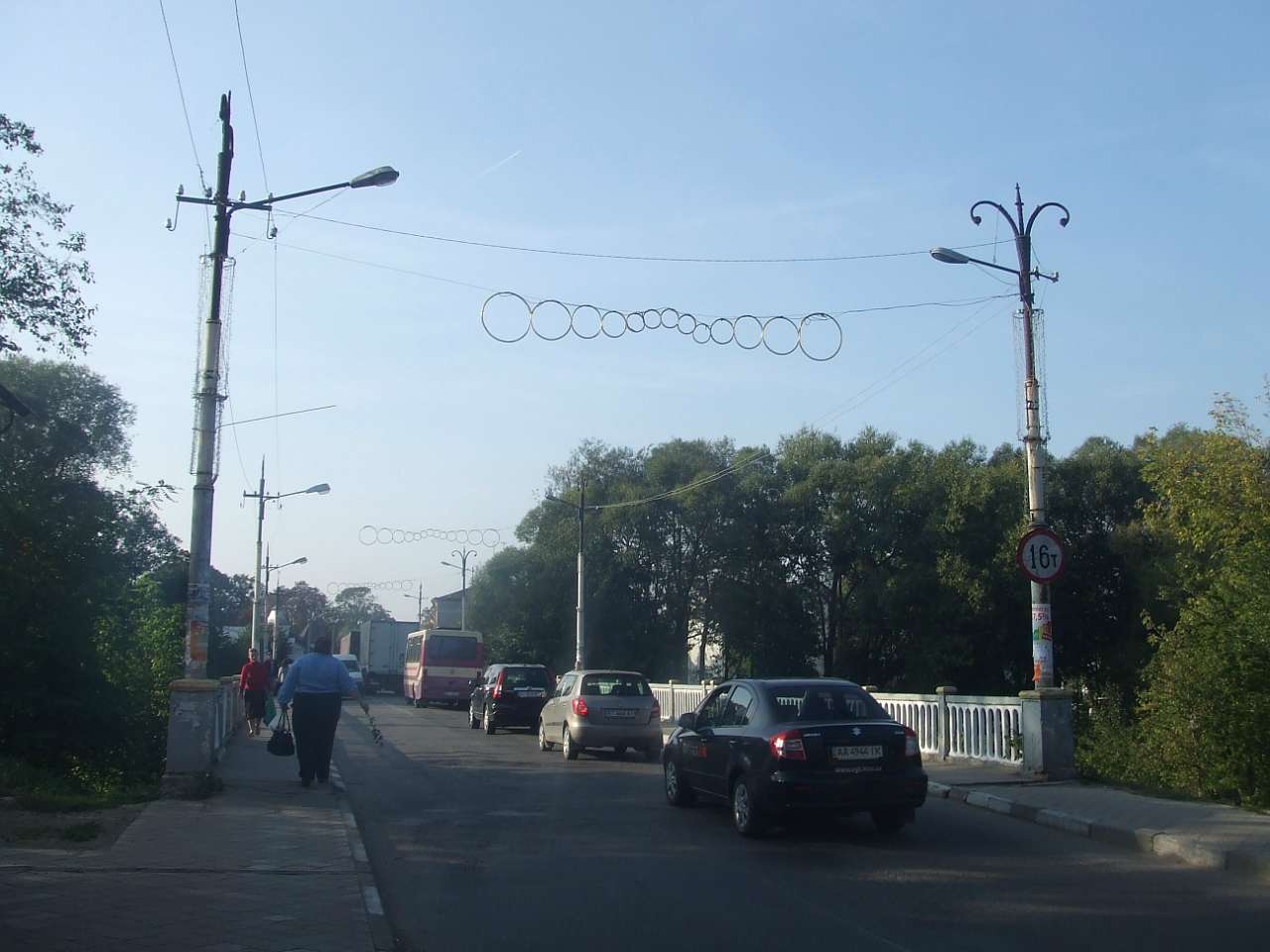 міст через річку - Болехів