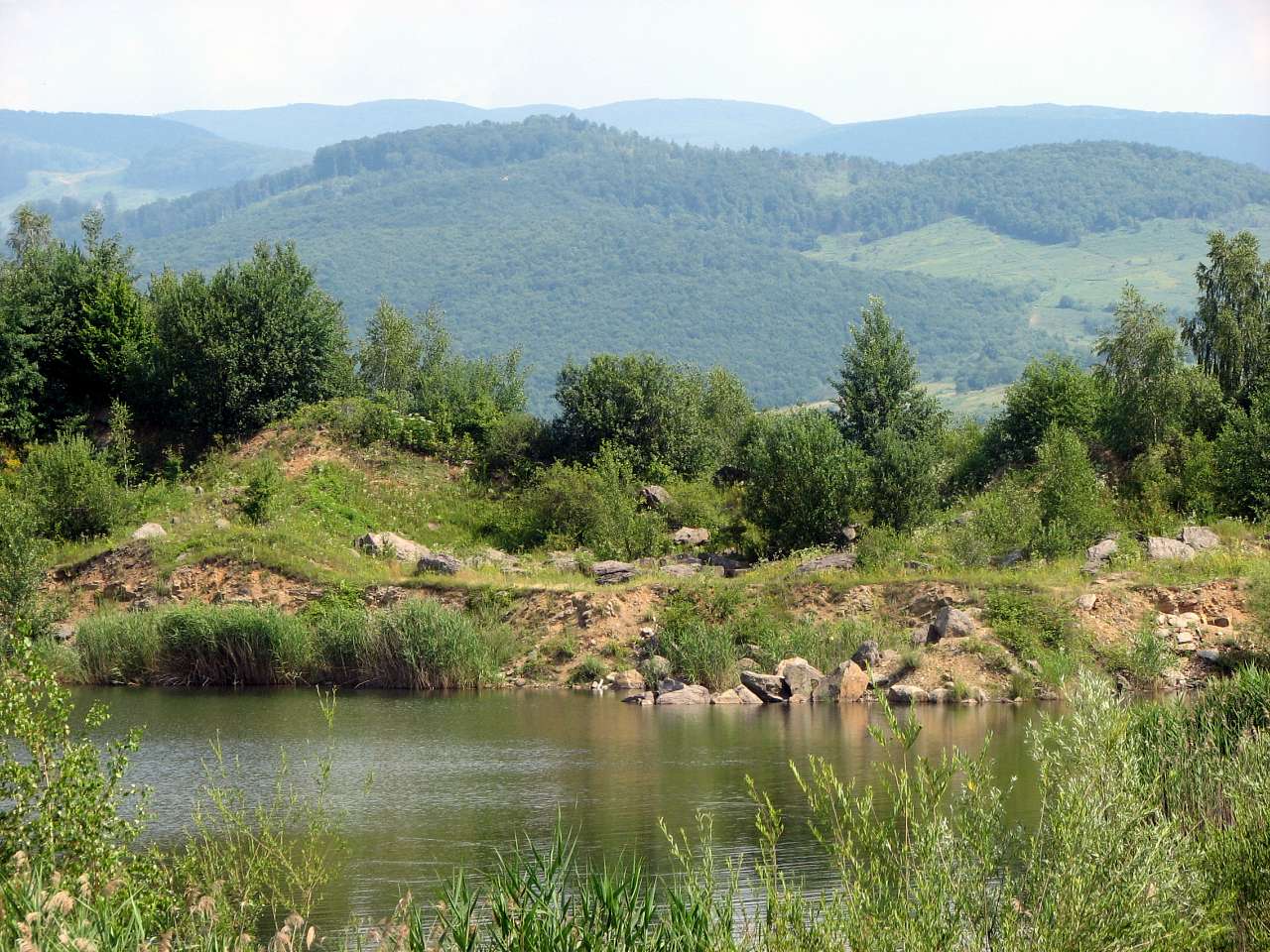 Кольчино - Шелестово - озеро на горі Тупча - Кольчино