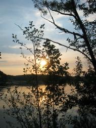 Захід сонця в Паламаренково.