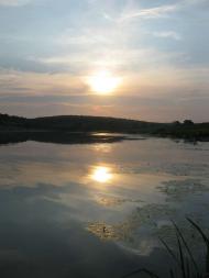 Захід сонця в Паламаренково.