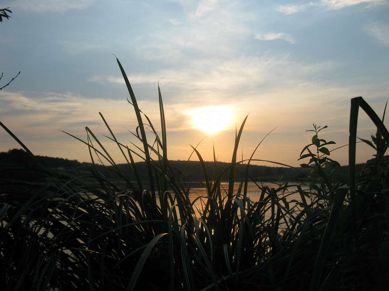 Захід сонця в Паламаренково. - Трибухи