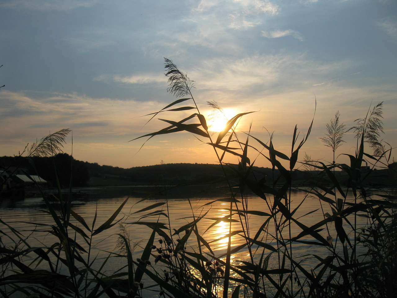Захід сонця в Паламаренково. - Трибухи