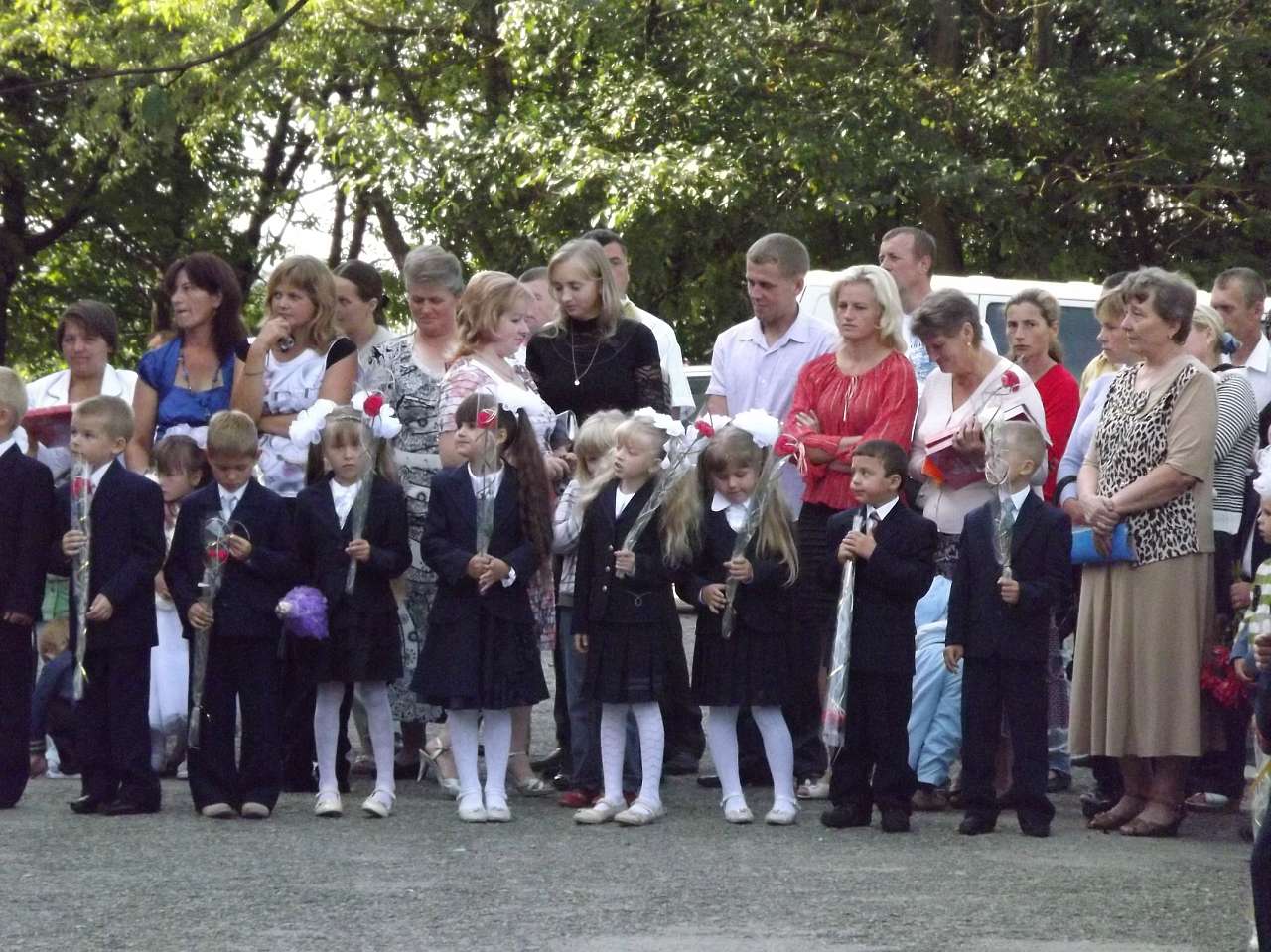 Первый звонок 1 сентября 2012 - Увисла