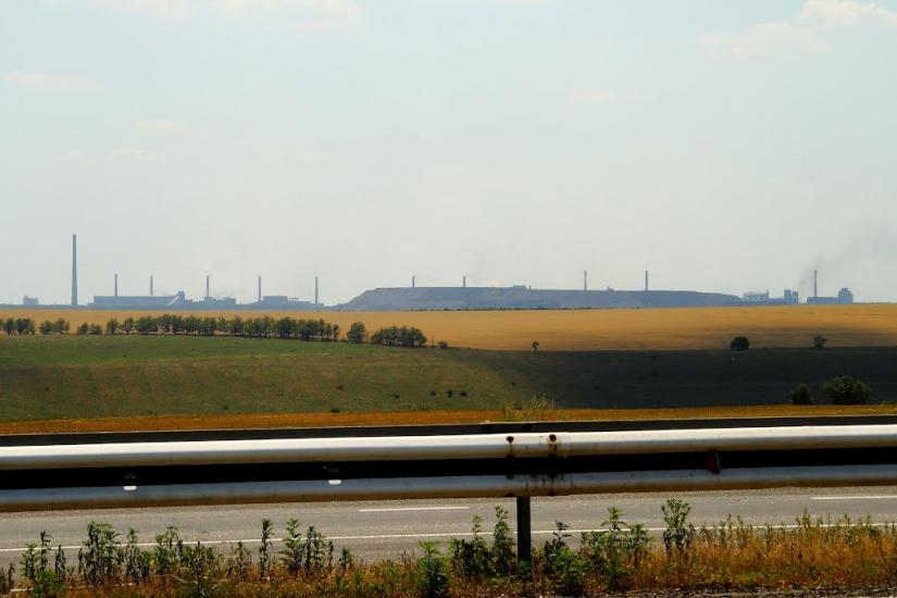 Красногорівка з panoramio.com - Красногоровка