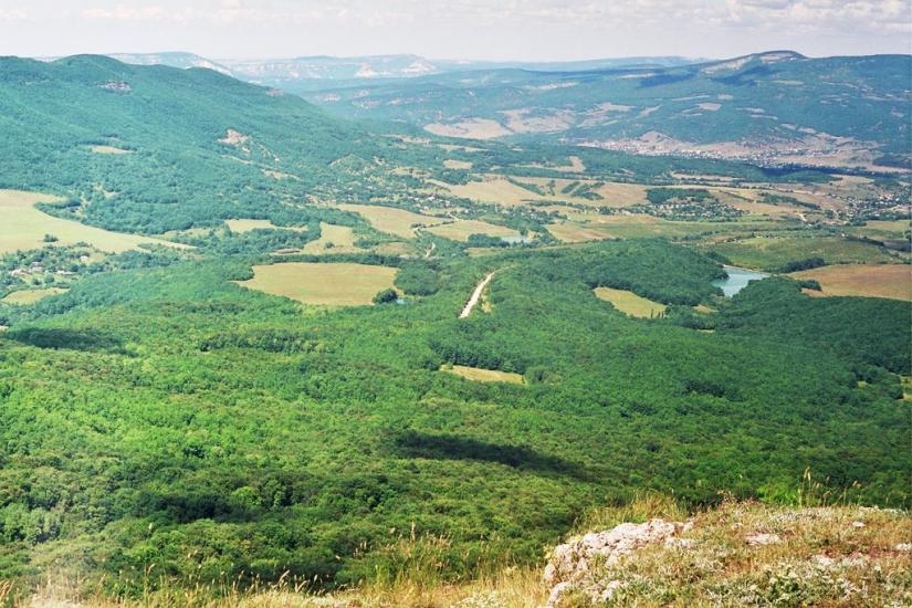 Багата Ущелина з panoramio.com - Багатое Ущелье