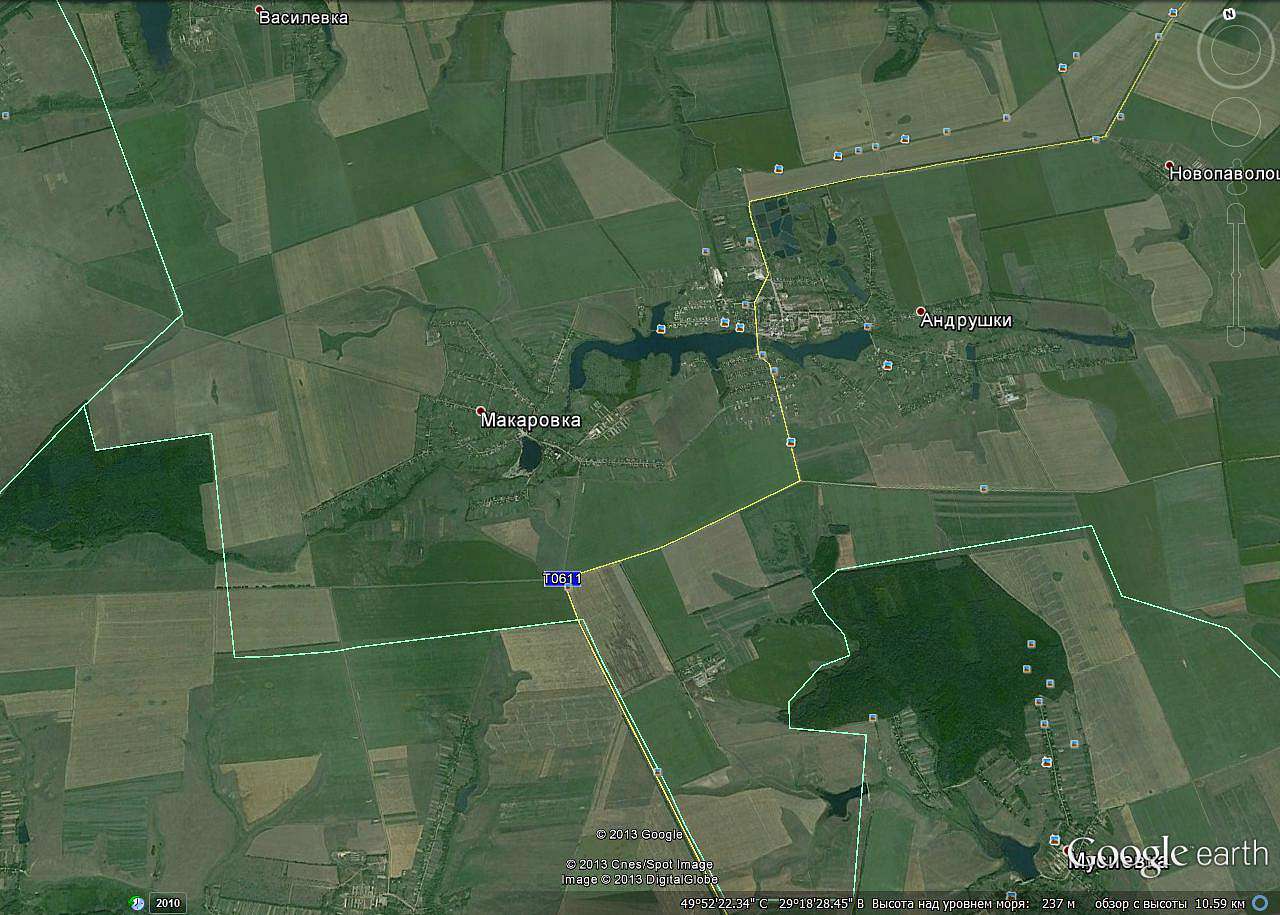 С Макрівка на карті - Макарівка