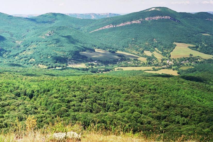 Багата Ущелина з panoramio.com - Багатое Ущелье