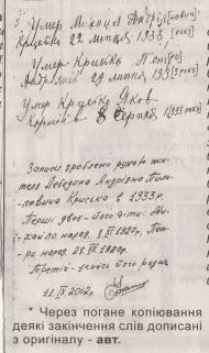 Історія  села