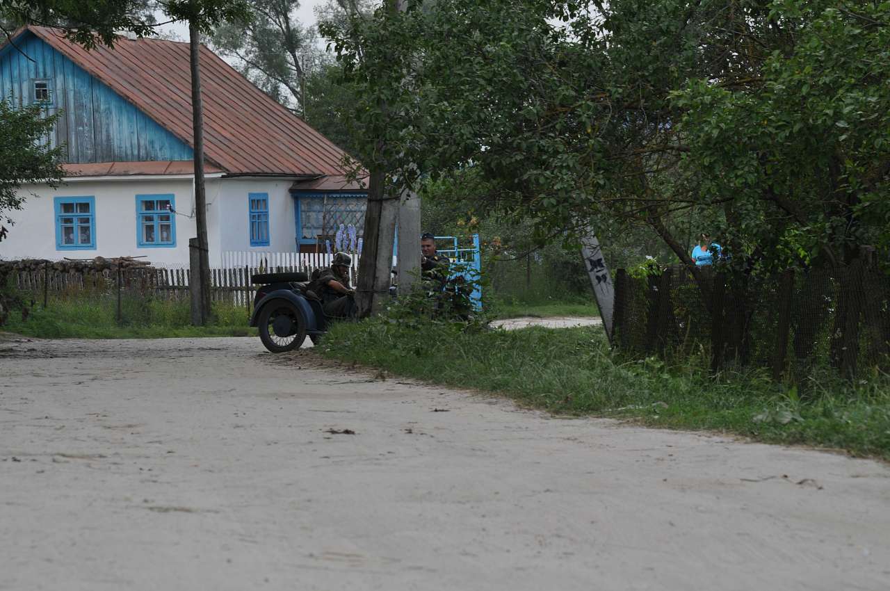 Відтворення бойових дій в с. Куніві - Кунів