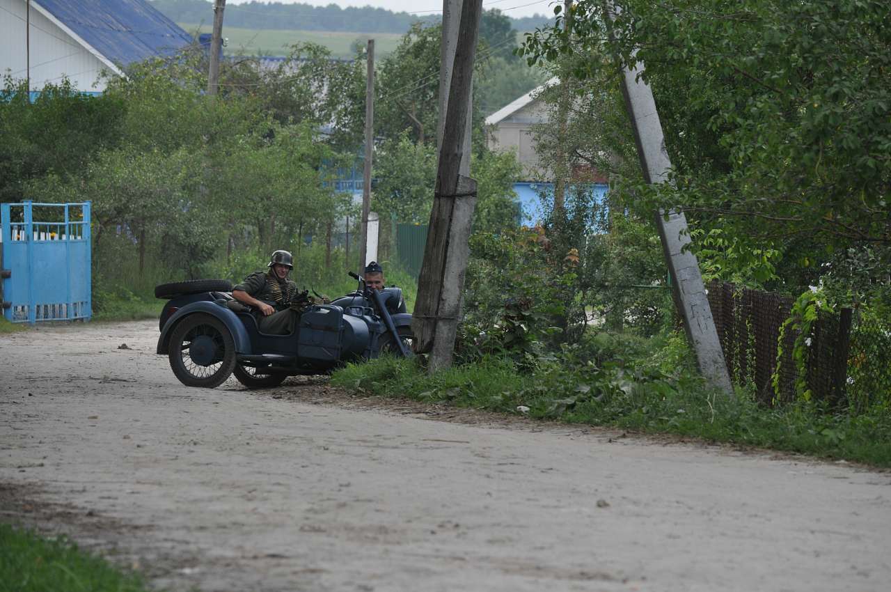 Відтворення бойових дій в с. Куніві - Кунів