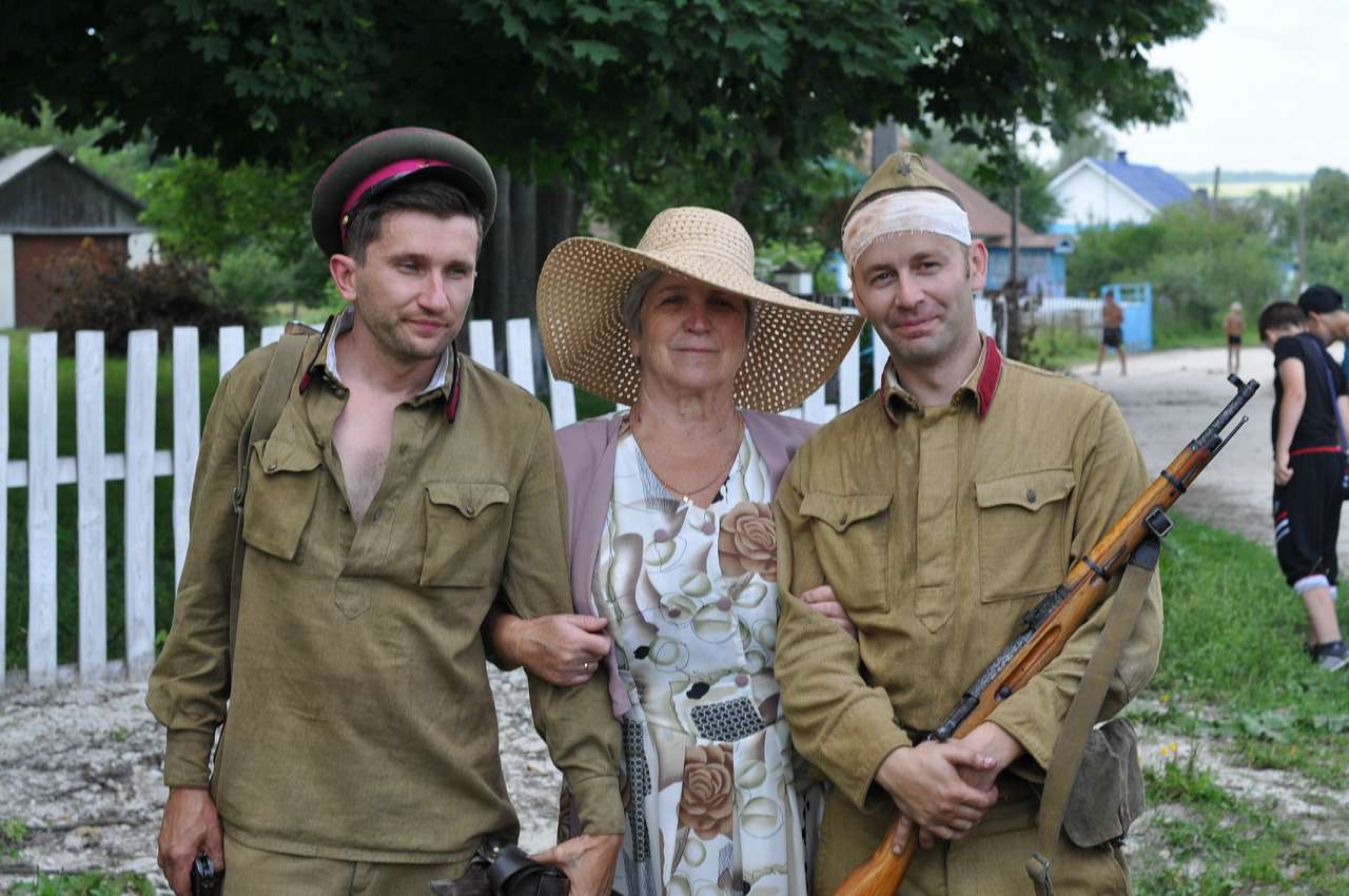 Відтворення бойових дій в с. Куніві - Кунів