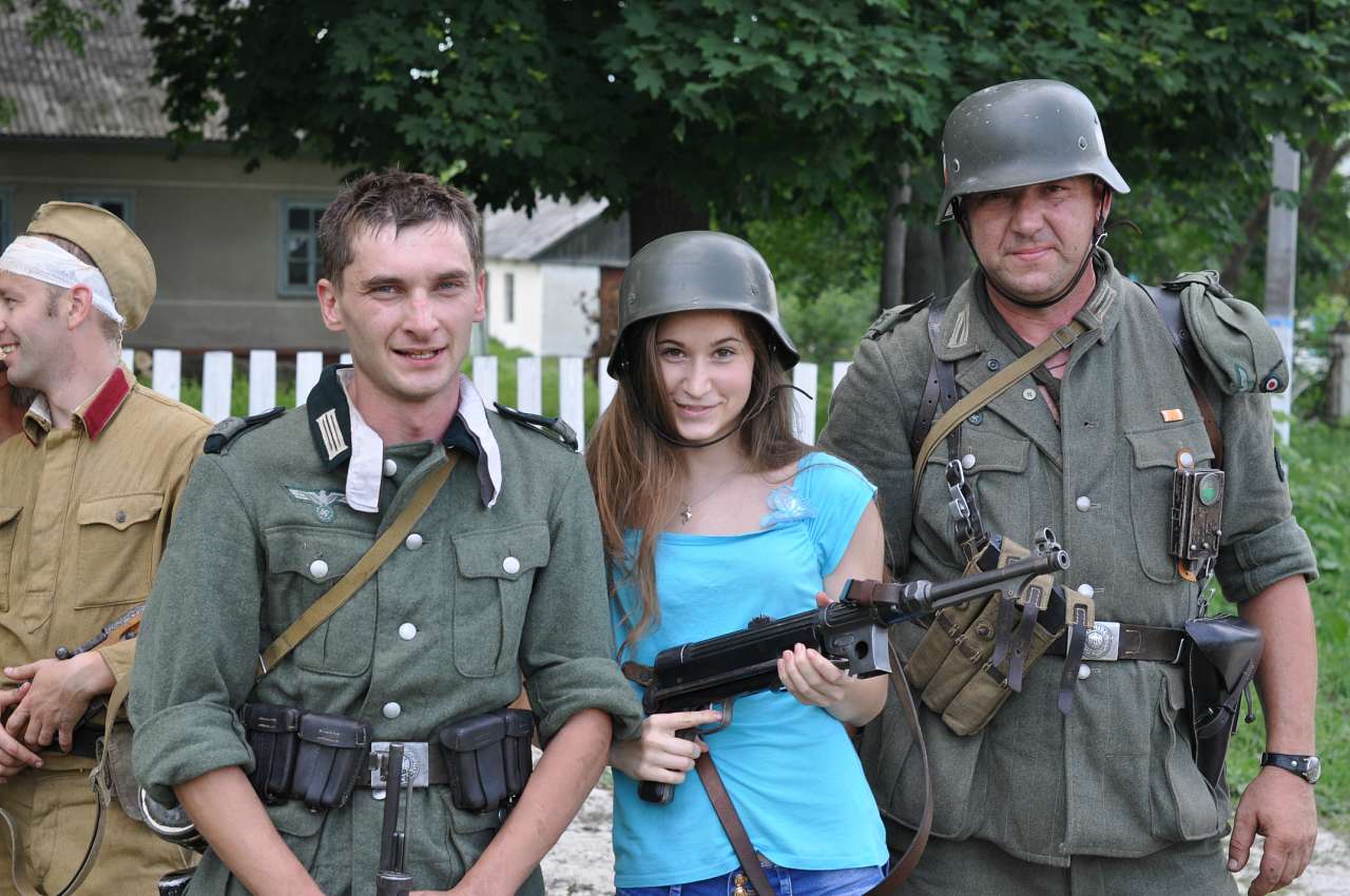 Відтворення бойових дій в с. Куніві - Кунів