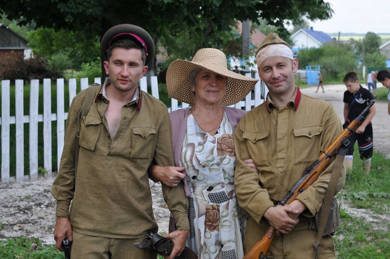 Відтворення бойових дій в с. Куніві - Кунів