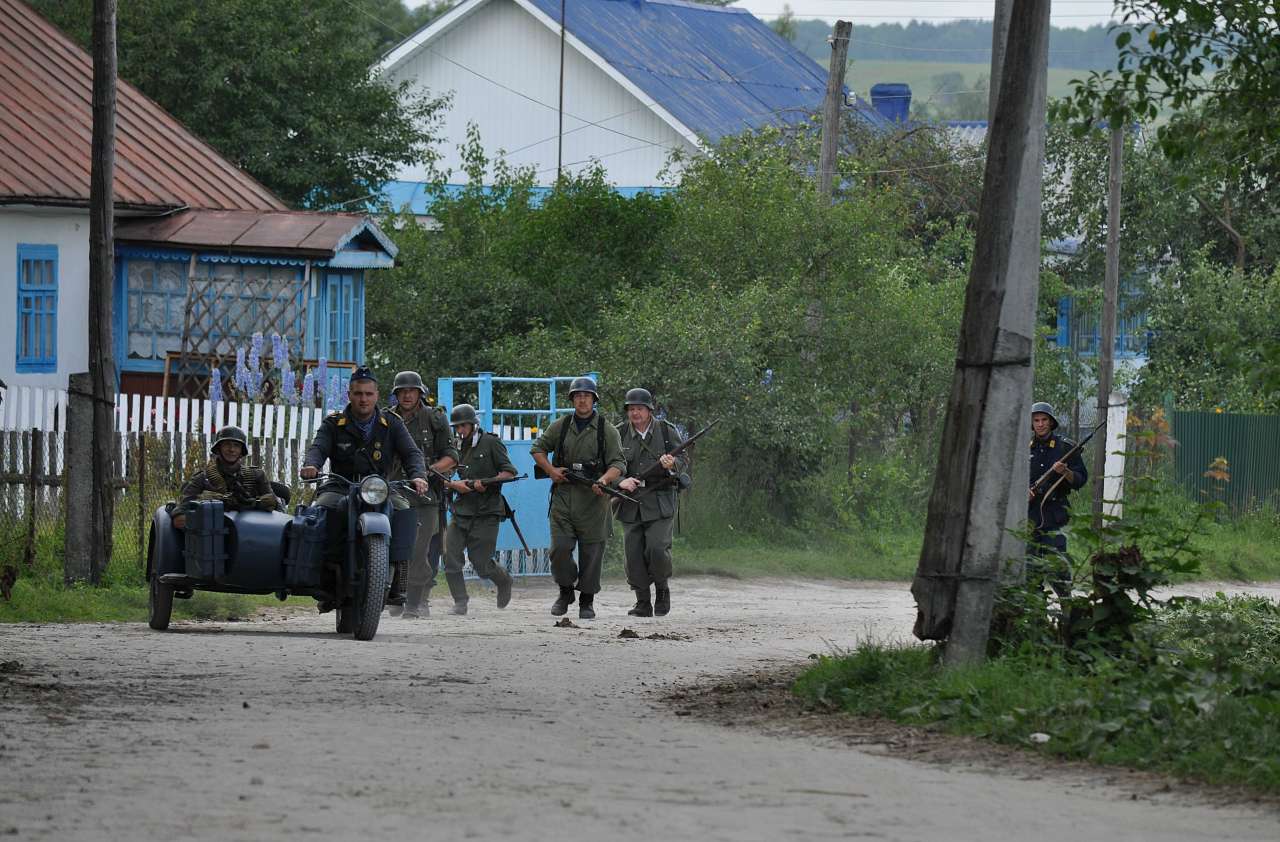 Відтворення бойових дій в с. Куніві - Kuniv