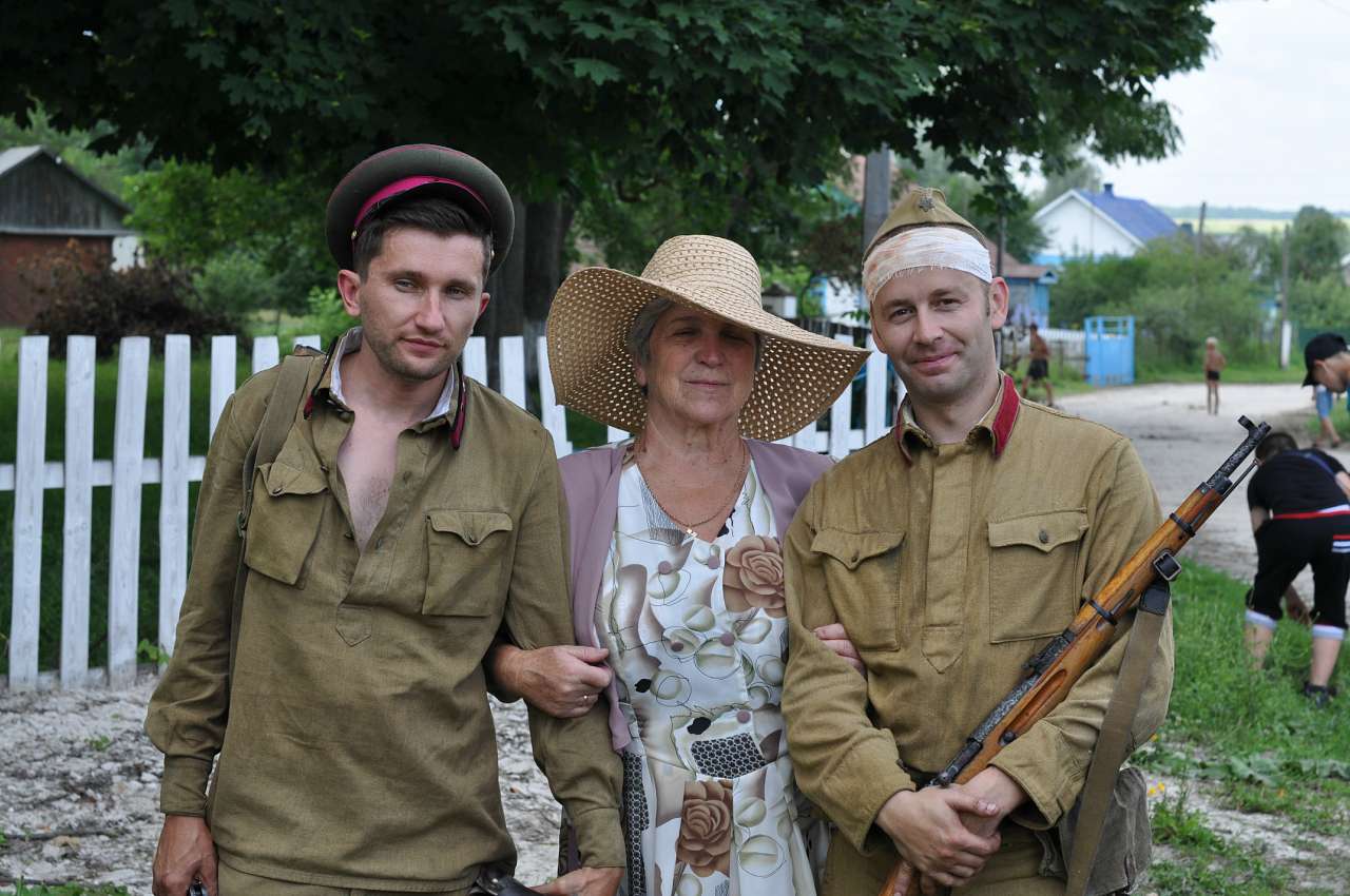 Відтворення бойових дій в с. Куніві - Кунів