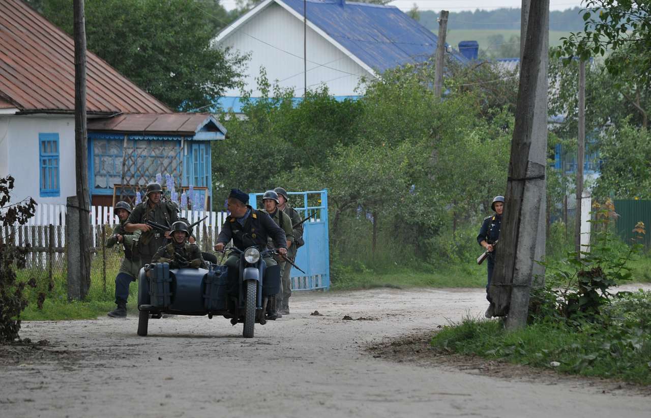Відтворення бойових дій в с. Куніві - Kuniv