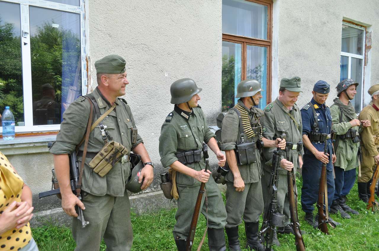 Відтворення бойових дій в с. Куніві - Кунів