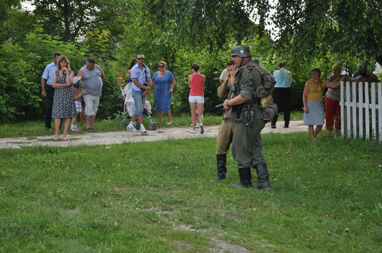 Відтворення бойових дій в с. Куніві - Кунів