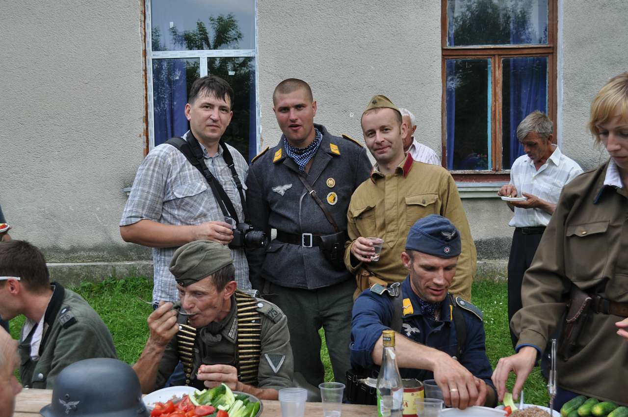 Відтворення бойових дій в с. Куніві - Kuniv
